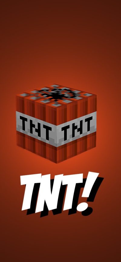 Fond d'écran iPhone TNT Minecraft