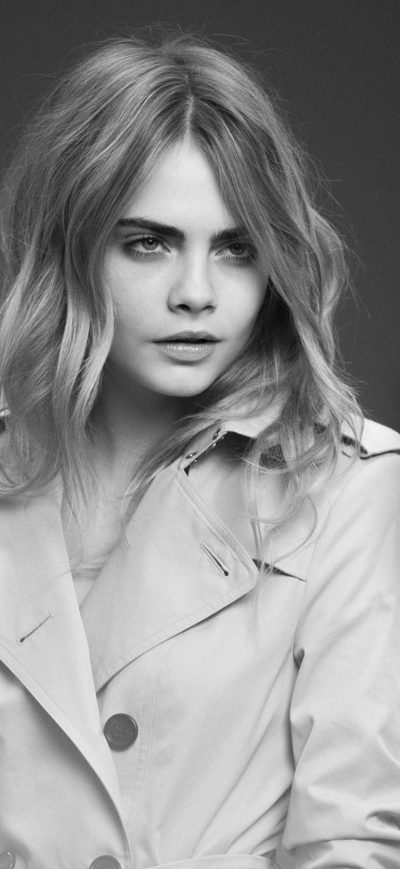 Fond d'écran iPhone Cara Delevingne Monochrome