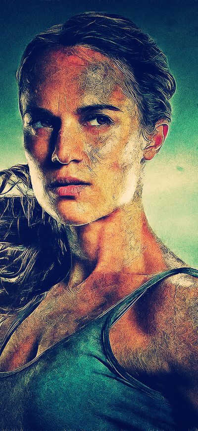 Fond d'écran iPhone Tomb Raider Movie 4k Artwork