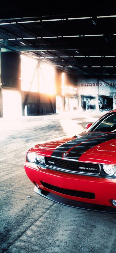Fond d'écran iPhone Dodge Challenger SRT Red