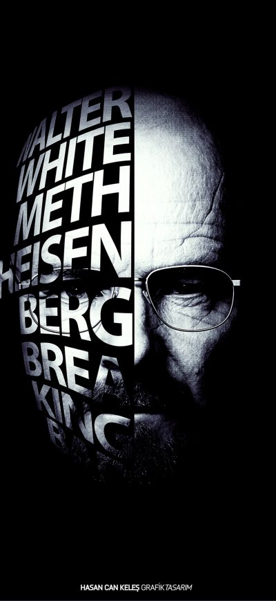Fond d'écran iPhone Breaking Bad Typography