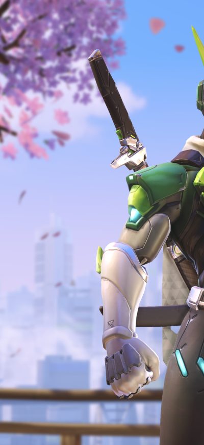 Fond d'écran iPhone Overwatch Genji Skin Anniversary