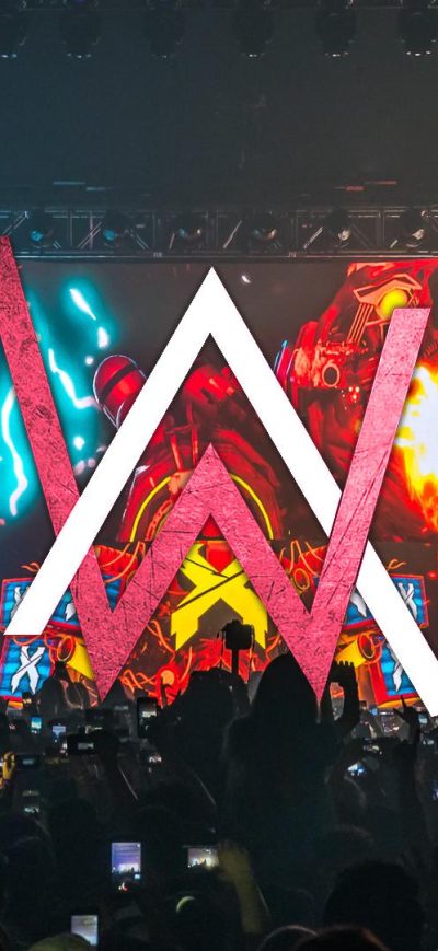 Fond d'écran iPhone Alan Walker Concert Logo