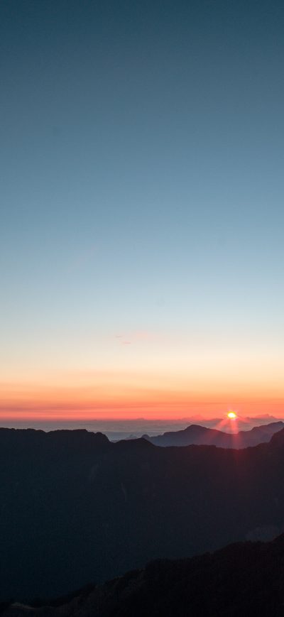 Fond d'écran iPhone Hehuan Mountain Nantou Taiwan 4k