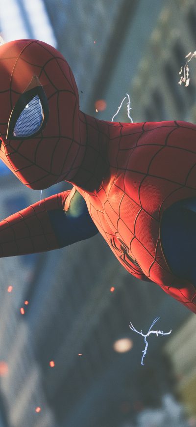 Fond d'écran iPhone Ps4 Spiderman 4k