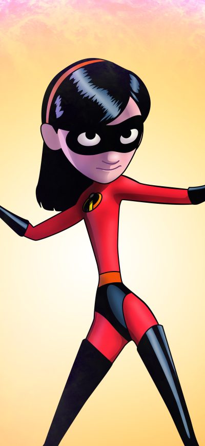Fond d'écran iPhone Violet In The Incredibles 2 5k Artwork
