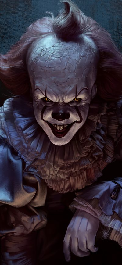 Fond d'écran iPhone Pennywise Joker 4k