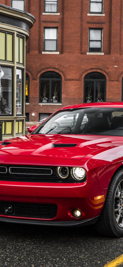Fond d'écran iPhone Dodge Challenger Red Car
