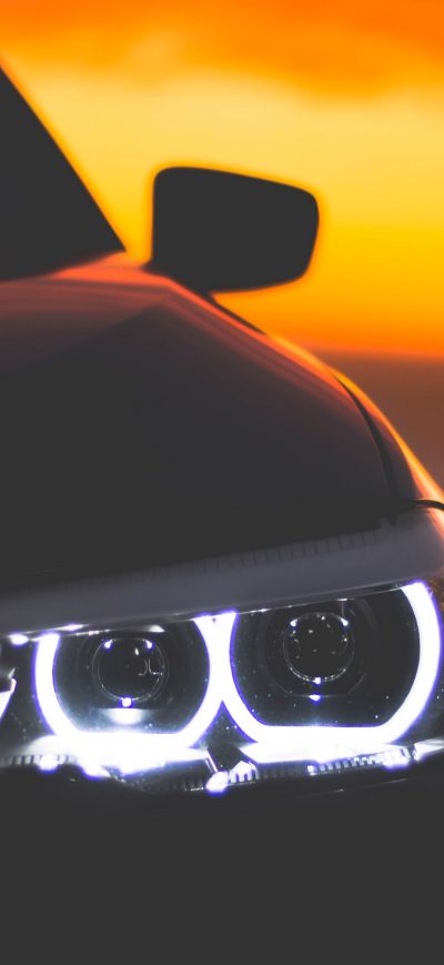 Fond d'écran iPhone Bmw Lights 4k