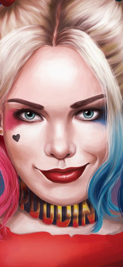 Fond d'écran Arts Harley Quinn sur iPhone
