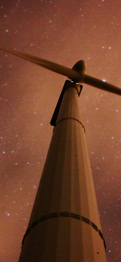 Fond d'écran iPhone Windmill Galaxy 4k