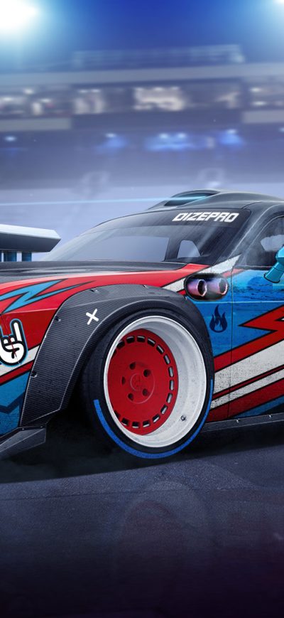 Fond d'écran iPhone Amazing Drift Car Artwork