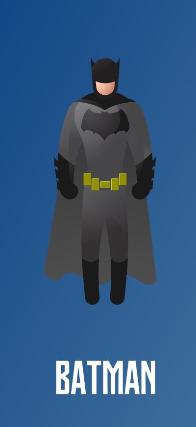 Fond d'écran iPhone Batman Illustration 4k