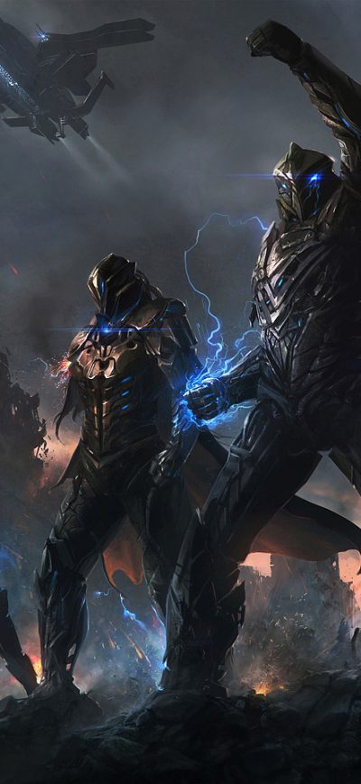 Fond d'écran iPhone Soldier Scifi Future War Leader