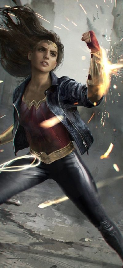 Fond d'écran iPhone Wonder Woman Comic Artwork
