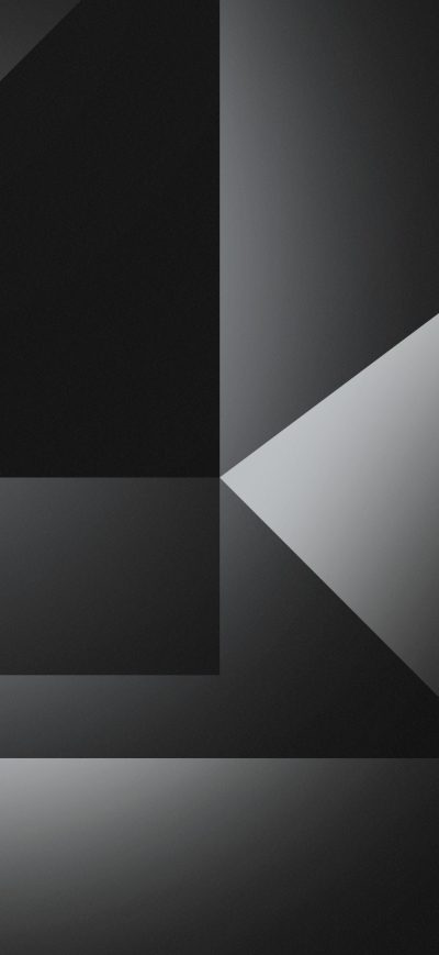 Fond d'écran iPhone Dark Grey Abstract Shapes 4k