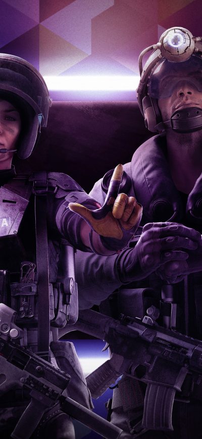 Fond d'écran iPhone Tom Clancys Rainbow Six Siege Operation Velvet Shell Operator Mira And jackal