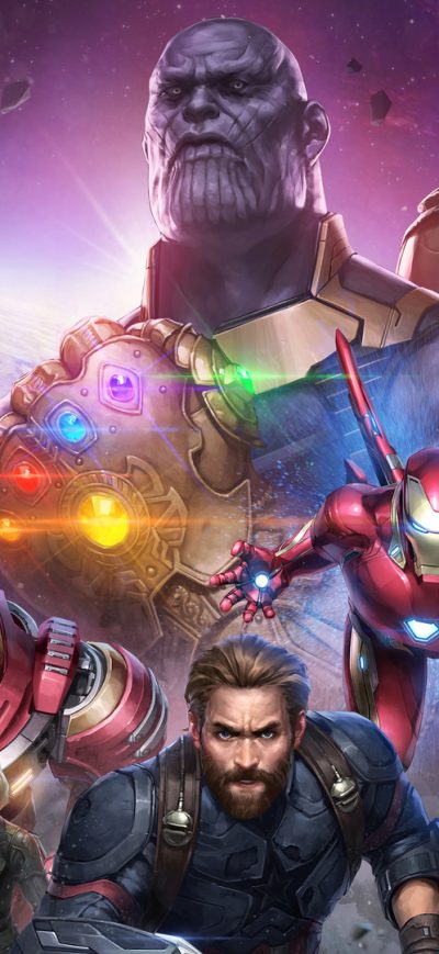 Fond d'écran iPhone Avengers Infinity War Future Marvel Fight