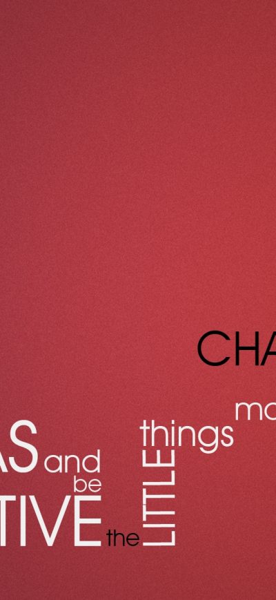 Fond d'écran iPhone Change Yourself Quote