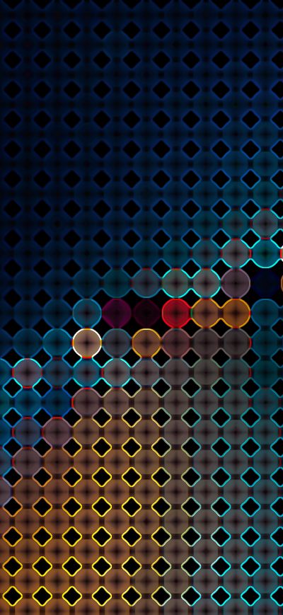 Fond d'écran iPhone Atoms Abstract 4k