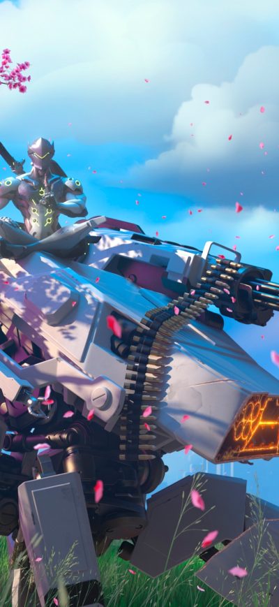 Fond d'écran iPhone Genji Overwatch Game