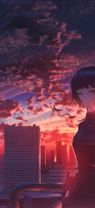 Fond d'écran iPhone Girl Scenery Original Anime