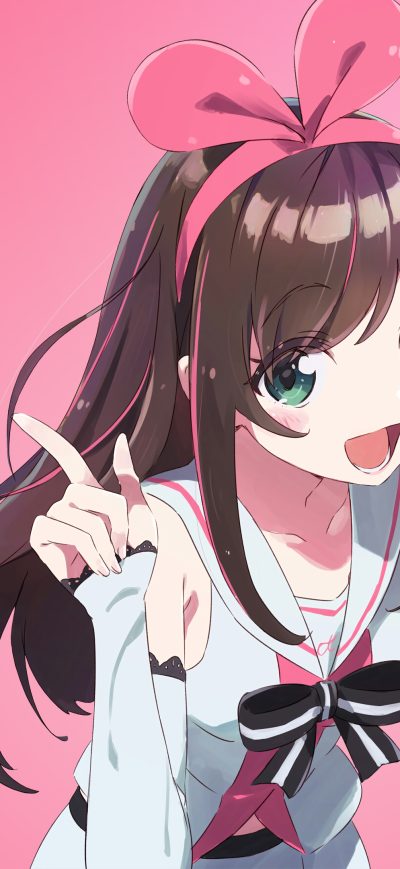 Fond d'écran Kizuna Ai 4k sur iPhone