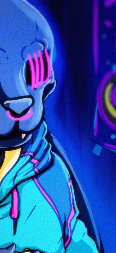 Fond d'écran iPhone Gamer Boy Colorful 4k