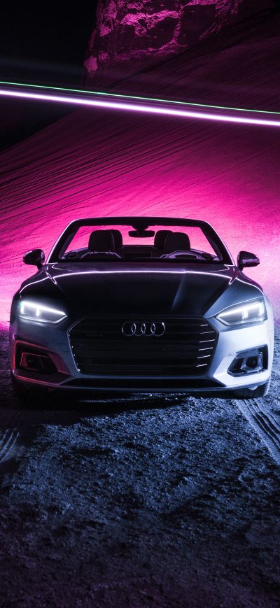 Fond d'écran iPhone Audi A5 Cabriolet 4k