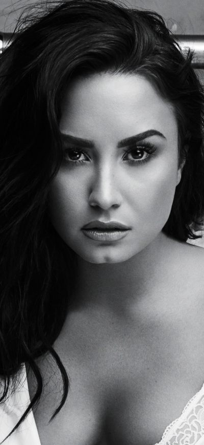 Fond d'écran iPhone Demi Lovato Monochrome 4k