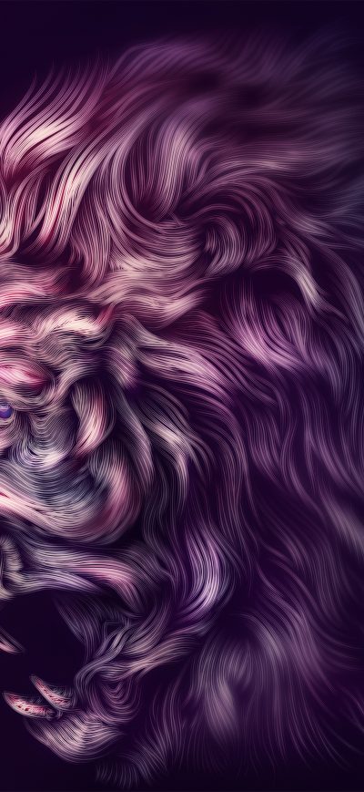 Fond d'écran iPhone Tiger Graphic Design Digital Art 4k