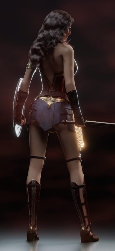 Fond d'écran iPhone Wonder Woman 5k Digital Art
