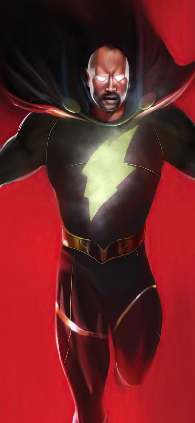 Fond d'écran iPhone Black Adam 4k Rock