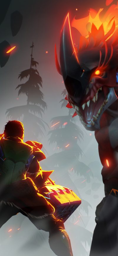 Fond d'écran iPhone Dauntless 4k