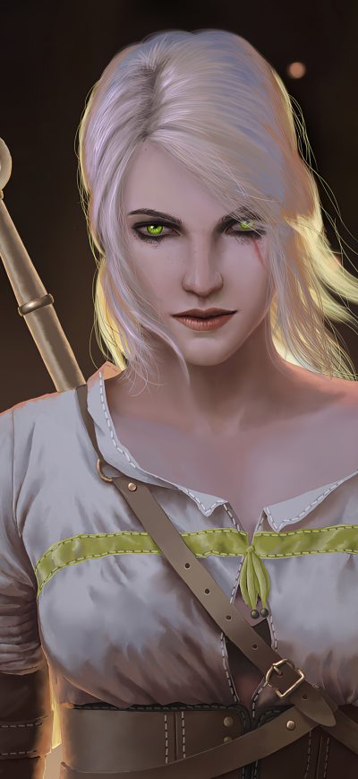 Fond d'écran iPhone Ciri The Witcher 3 Wild Hunt 4k