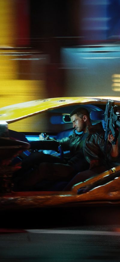 Fond d'écran iPhone Cyberpunk 2077 Hyper Drive 4k