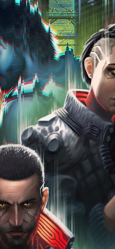 Fond d'écran iPhone Cyberpunk 2077 New Art 4k
