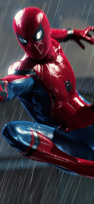Fond d'écran iPhone Spiderman 4k 2018 Artwork