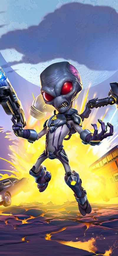 Fond d'écran Destroy All Humans sur iPhone