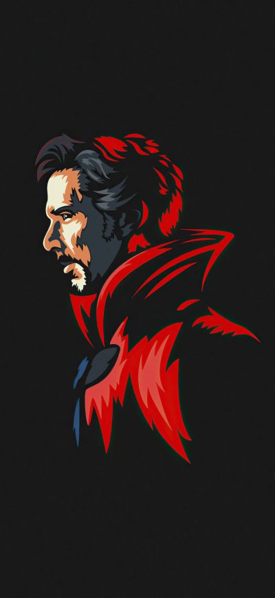 Fond d'écran iPhone Doctor Strange Minimal 5k