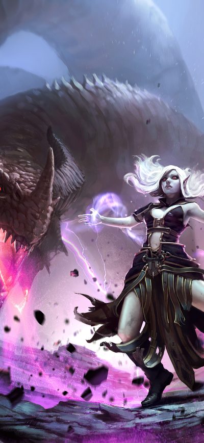 Fond d'écran iPhone Neverwinter Magic Dragon 4k
