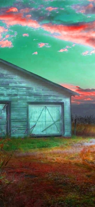 Fond d'écran iPhone Farm Barn