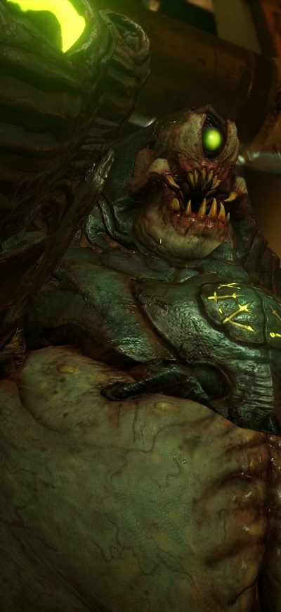 Fond d'écran iPhone Doom 4 Demon 4k