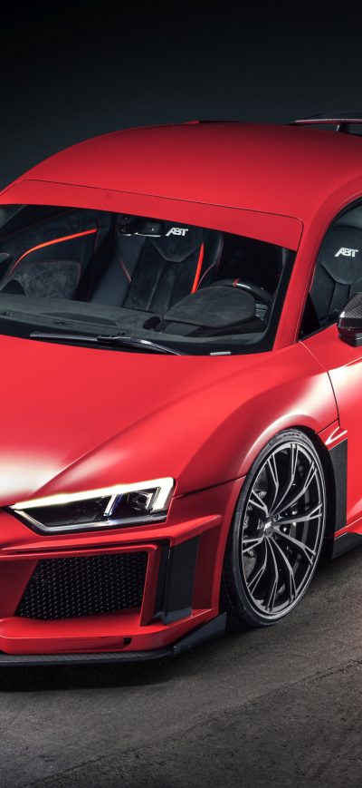 Fond d'écran Audi 2017 Abt R8 sur iPhone