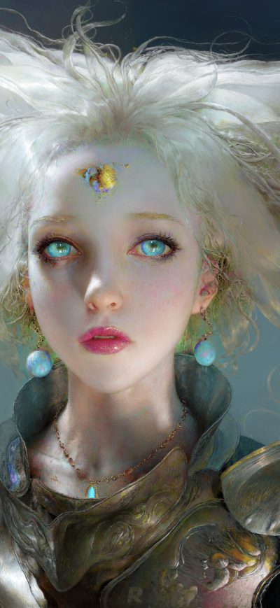 Fond d'écran iPhone Fantasy Women Green Eyes