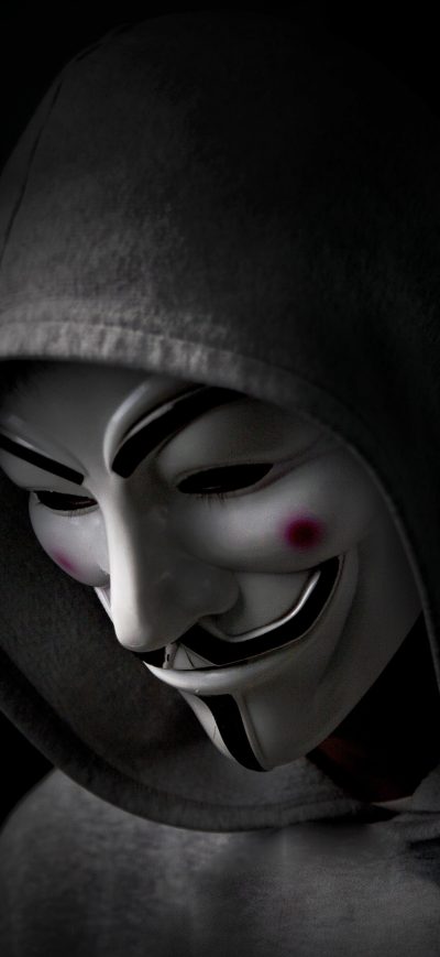 Fond d'écran iPhone Anonymus Hacker In Hoodie
