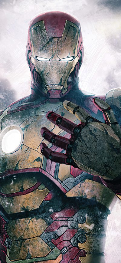 Fond d'écran iPhone Iron Man Mk42 4k