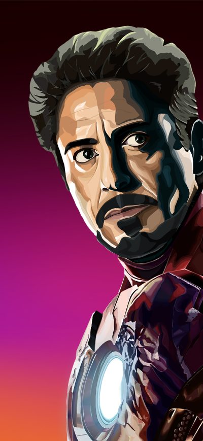 Fond d'écran Ironman Digitalart 4k sur iPhone