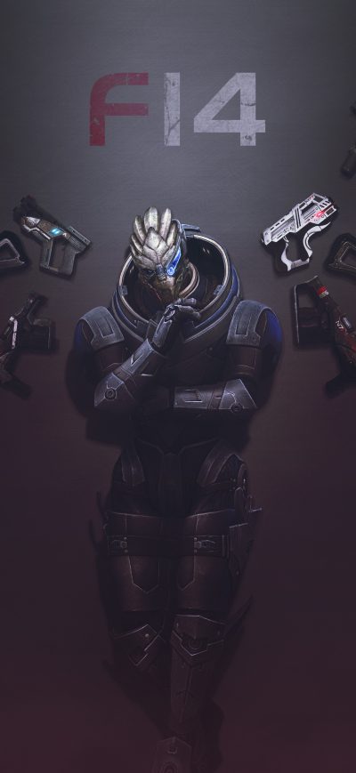Fond d'écran iPhone Mass Effect Garrus Heartbreaker 8k