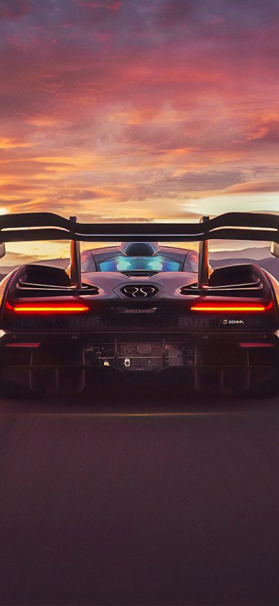 Fond d'écran iPhone Mclaren Senna Rear View 4k
